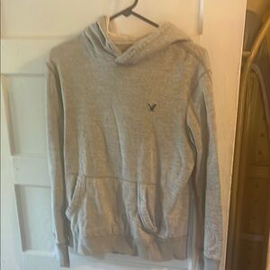 Gray Hoodie Sweater American Eagle, no drawstring in hood